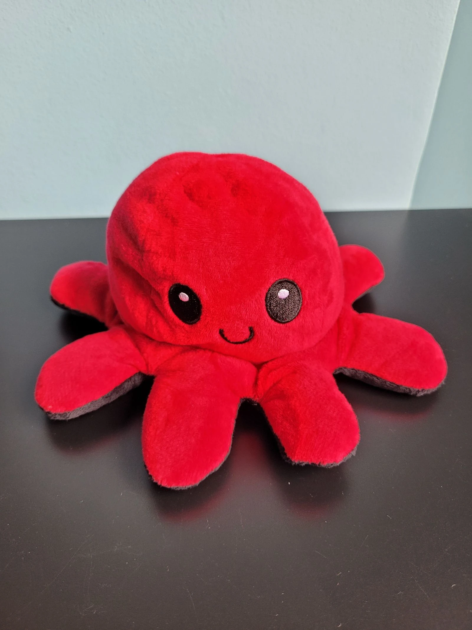 Reversible Octopus Plush (Red / Black) – photo 2